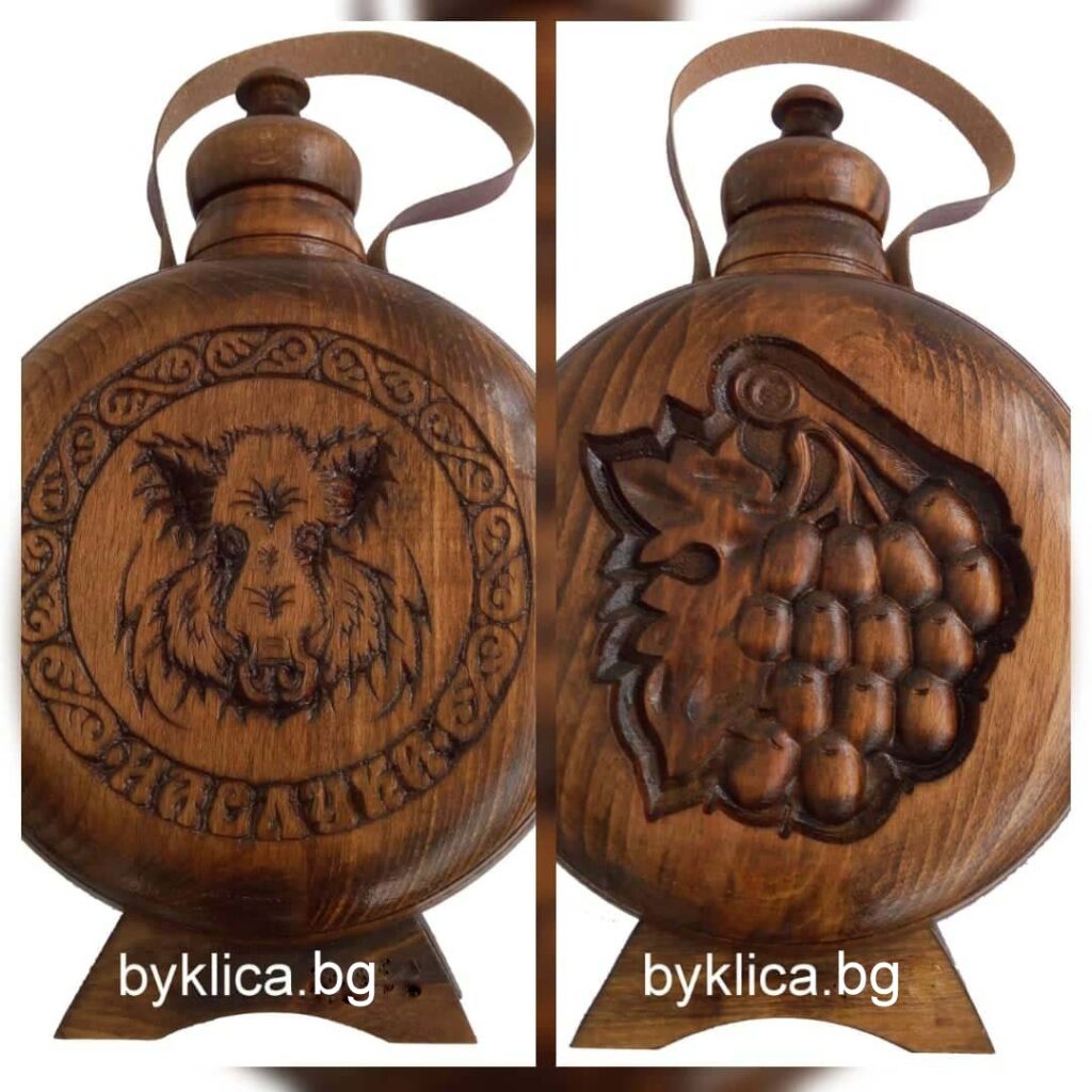 бъклица със стъклена бутилка
