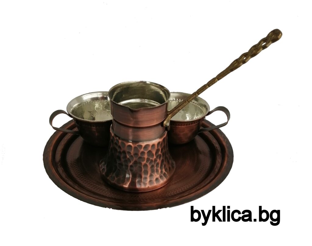 меден сервиз за турско кафе